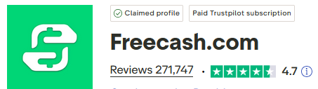 Freecash trustpilot